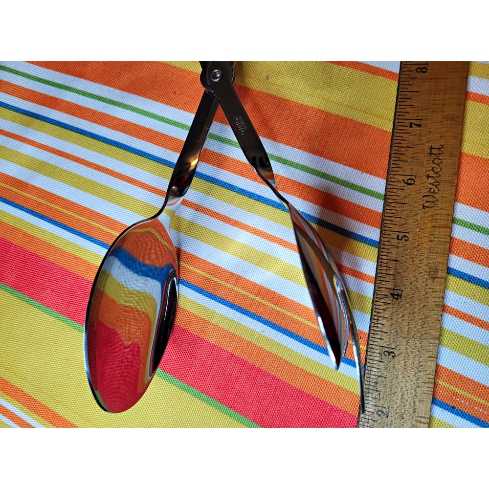 ONEIDA Stainless Steel Serving & Salad Tongs, Silver 11 in Scissor-Style